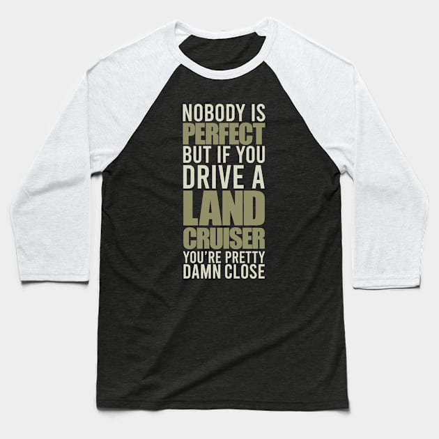 Land Cruiser Owners Baseball T-Shirt by VrumVrum